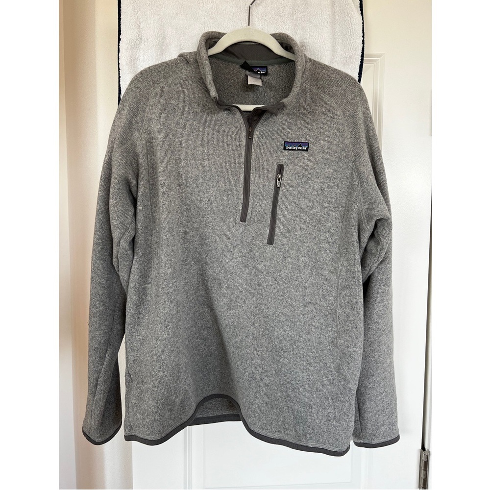 Patagonia men's 1/4 zip pullover "Better Sweater" large